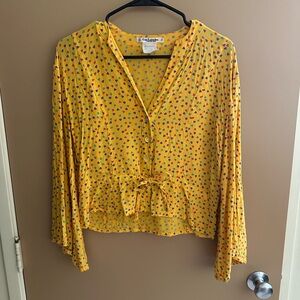 Vintage Guy Laroche Yellow Blouse